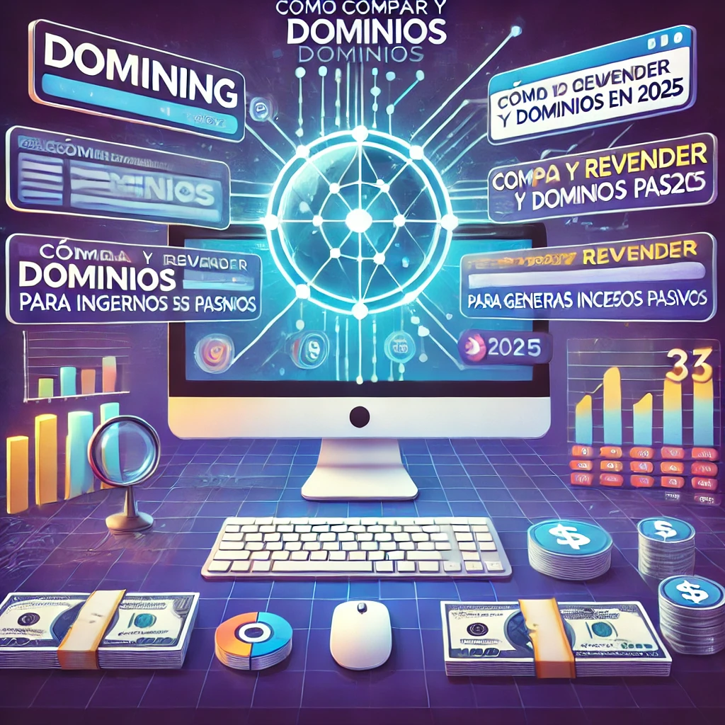 Cómo Comprar y Revender Dominios para Generar Ingresos Pasivos en 2025